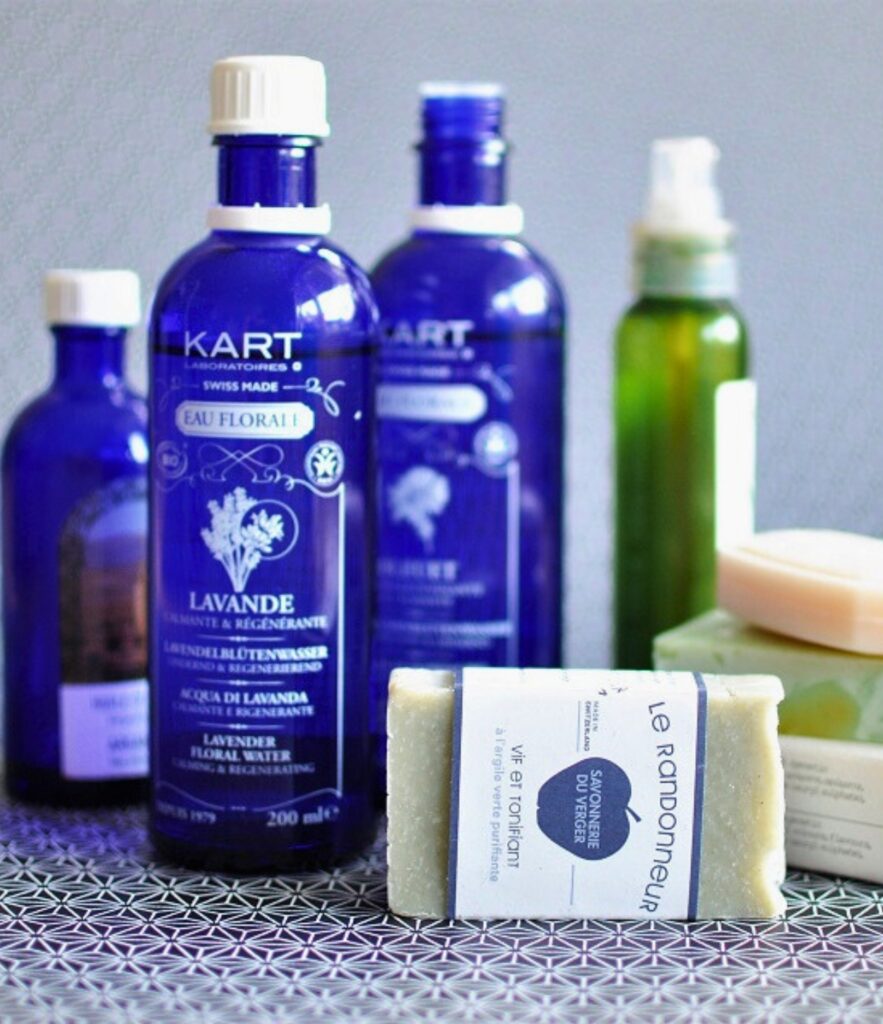 routine beauté zéro-déchet hydrolat et huiles végétales