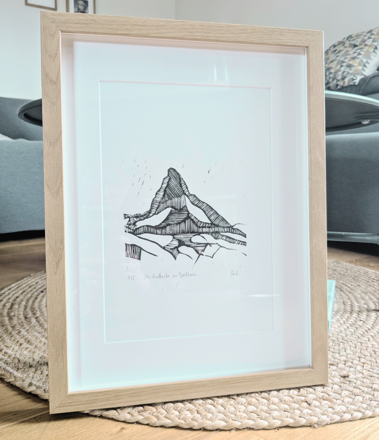byval linogravure du cervin